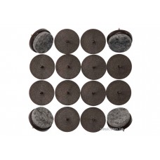 Прокладки пластикові фільцеві на цвях VOREL, 17мм, набір 16шт [16/288]