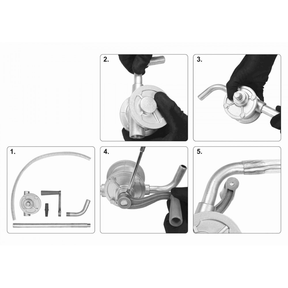 Помпа-міні ротаційна для перекачування оливи VOREL 20 мм x 33 см 15 л/хв Помпа-міні ротаційна для перекачування оливи VOREL 20 мм x 33 см 15 л/хв