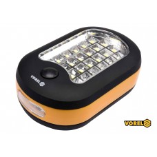 Ліхтар навісний світлодіодний VOREL 20+3 LED 96 x 63 x 32 мм 3 x ААА