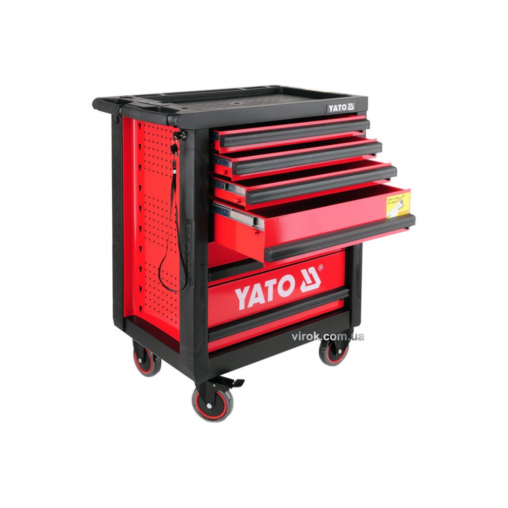 Шафа-візок для інструментів YATO 958 x 766 x 465 мм з 6 шухлядами Шафа-візок для інструментів YATO 958 x 766 x 465 мм з 6 шухлядами