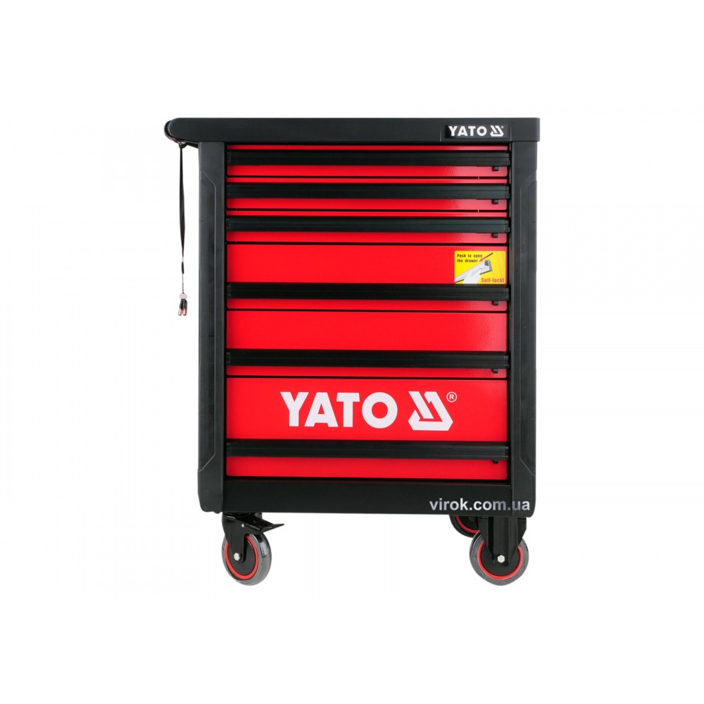Шафа-візок для інструментів YATO 958 x 766 x 465 мм з 6 шухлядами Шафа-візок для інструментів YATO 958 x 766 x 465 мм з 6 шухлядами