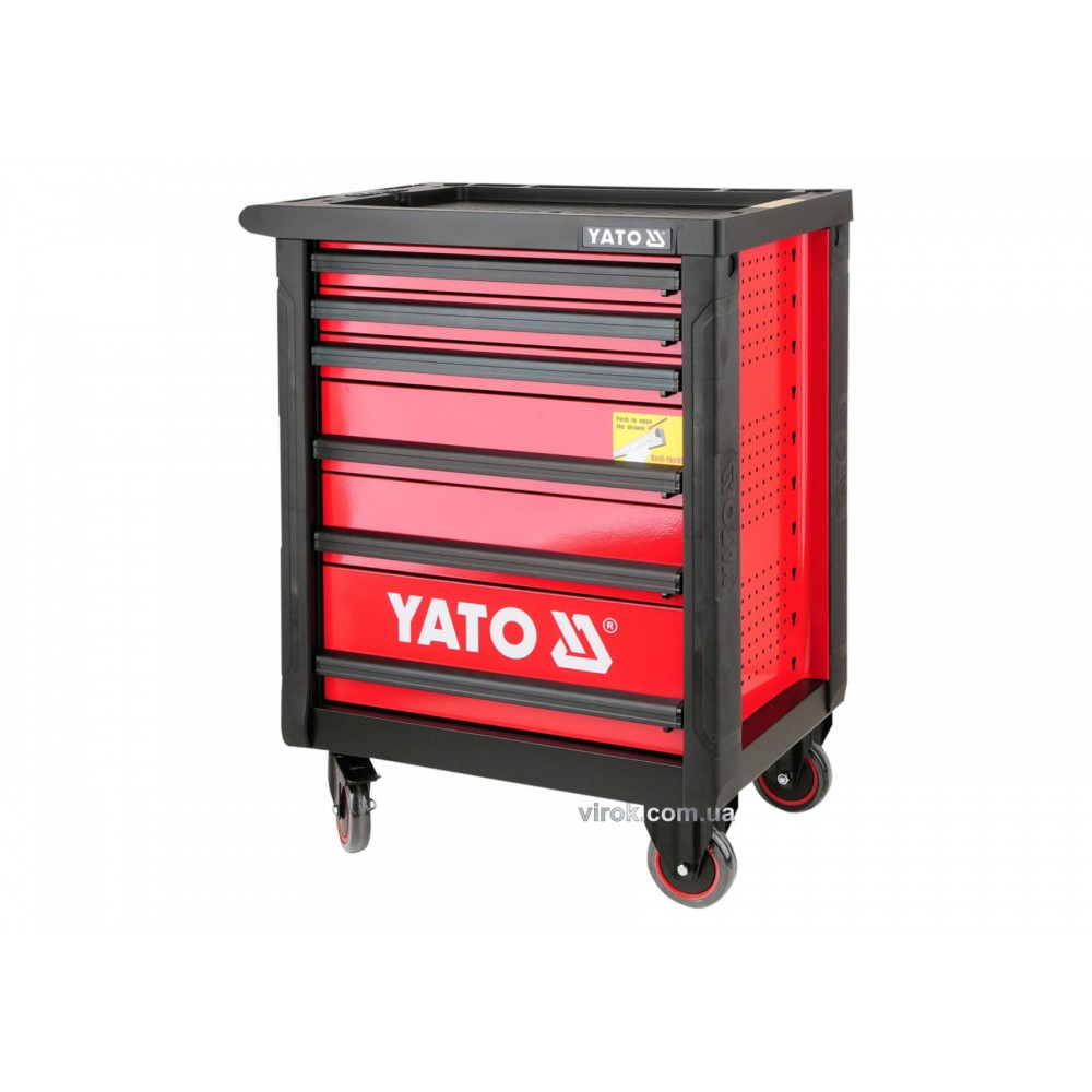 Шафа-візок для інструментів YATO 958 x 766 x 465 мм з 6 шухлядами Шафа-візок для інструментів YATO 958 x 766 x 465 мм з 6 шухлядами