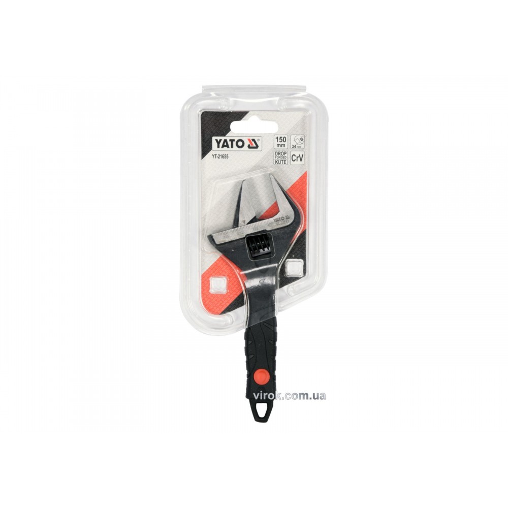 Ключ розвідний YATO 34 мм 150 мм Ключ розвідний YATO 34 мм 150 мм