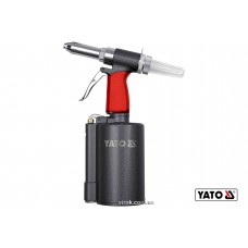 Пневмозаклепочник YATO для заклепок 2.4-6.4 мм 0.99 л/хв