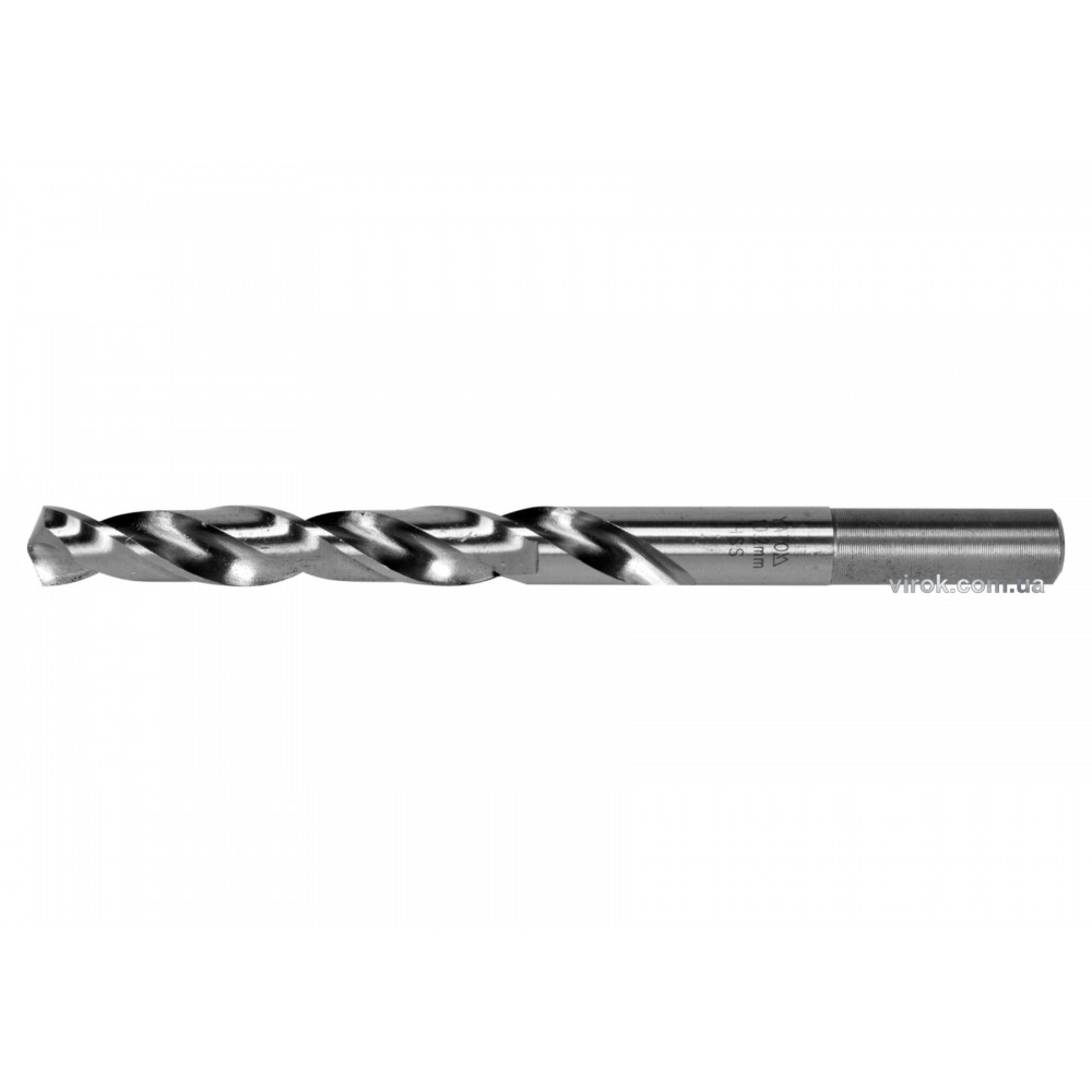Свердло по металу PREMIUM YATO до нержавіючої і високолегованої сталі, литва 10.2 х 130 мм HSS 4241 Свердло по металу PREMIUM YATO до нержавіючої і високолегованої сталі, литва 10.2 х 130 мм HSS 4241