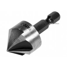 Зенківка конічна по металу YATO HEX- 1/4" 20.5 x 45 мм HSS