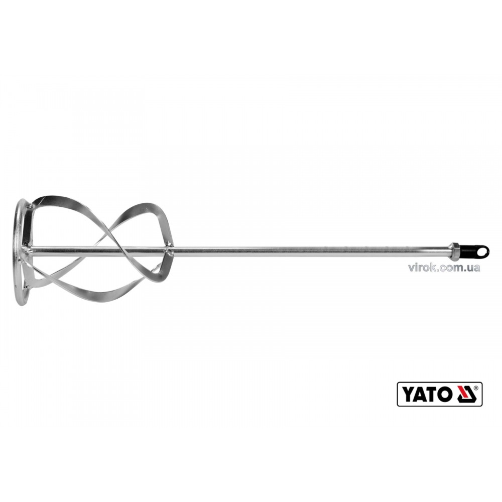 Міксер спіральний потрійний для будівельних сумішей оцинкований YATO Ø135 x 600 мм M14 20-30 кг Міксер спіральний потрійний для будівельних сумішей оцинкований YATO Ø135 x 600 мм M14 20-30 кг