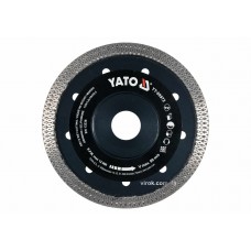 Диск відрізний алмазний по гресу, склу, кераміці для мокрої та сухої різки YATO 125 x 1.6 x 10 x 22.2 мм