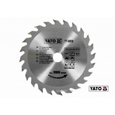 Диск пиляльний по дереву YATO 130 х 16 х 2.8 х 2 мм 24 зубці R.P.M до 10000 1/хв