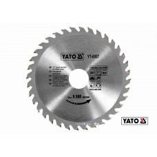 Диск пиляльний по дереву YATO 160 х 30 х 2.8 х 2 мм 36 зубців R.P.M до 9500 1/хв