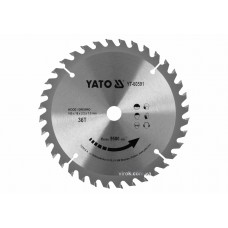 Диск пиляльний по дереву YATO 165 x 16 x 2.2 x 1.5 мм 36 зубців R.P.M до 9500 1/хв