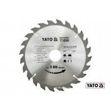 Диск пиляльний по дереву YATO 184 х 30 х 3.2 х 2.2 мм 24 зубці R.P.M до 9000 1/хв