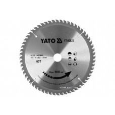 Диск пиляльний по дереву YATO 185 x 20 x 2.2 x 1.5 мм 60 зубців R.P.M до 9000 1/хв