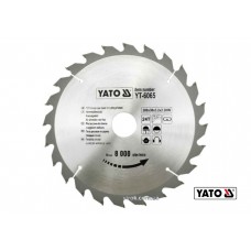Диск пиляльний по дереву YATO 200 х 30 x 3.2 x 2.2 мм 24 зубці R.P.M до 8000 1/хв