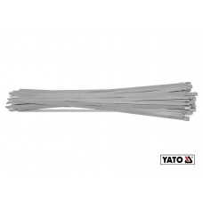 Хомут затискний з нержавіючої сталі YATO 8 х 600 мм 50 шт