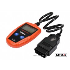 Тестер діагностичний OBD2 автомобіля YATO з LCD-дисплеєм