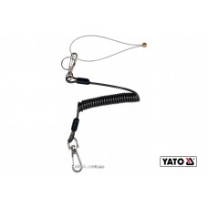 Мотузка стяжна для збереження інструментів YATO 1.5 мм x 52-170 мм 3 кг + 2 карабіни