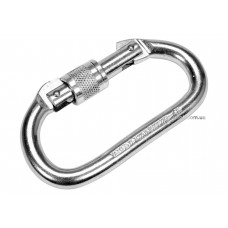 Карабін сталевий автозамикаючий YATO з зазором блокування 16 мм 115 х 55 мм