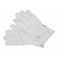 Рукавиці робочі білі з застібкою-липучкою YATO шкіра розмір 10