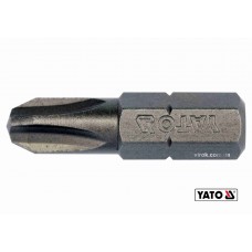 Насадка викруткова YATO "Phillips" PH3 х 25 мм HEX 1/4" 10 шт