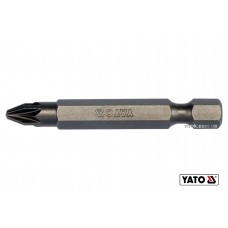 Насадка викруткова YATO "Pozidriv" PZ2 x 50 мм HEX 1/4" 10 шт