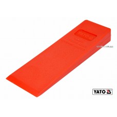 Клин для розколювання дерев пластиковий YATO 245 x 85 x 30 мм 315 г
