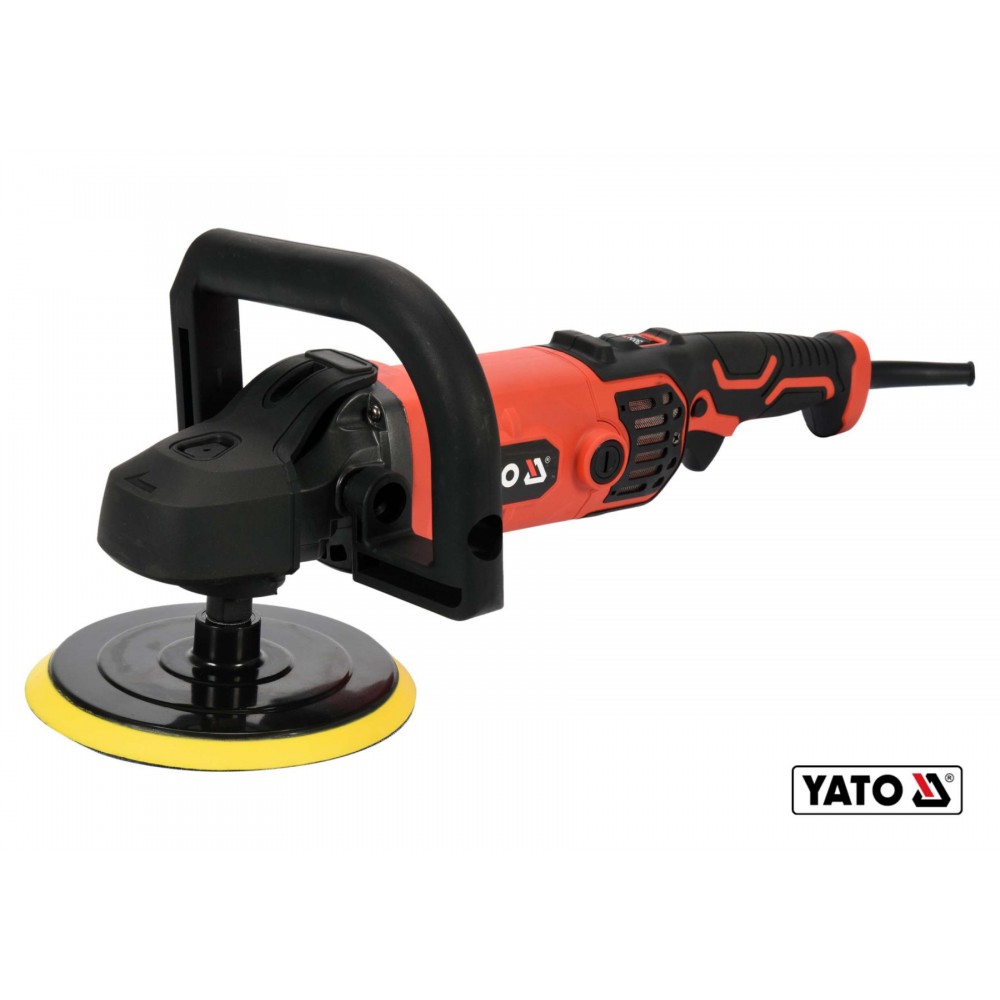 Полірувальна машина YATO 1400 Вт Ø180 мм 600-3500 об/хв М14 Полірувальна машина YATO 1400 Вт Ø180 мм 600-3500 об/хв М14