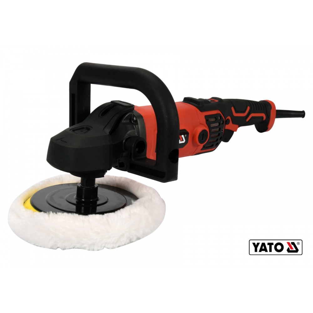 Полірувальна машина YATO 1400 Вт Ø180 мм 600-3500 об/хв М14 Полірувальна машина YATO 1400 Вт Ø180 мм 600-3500 об/хв М14