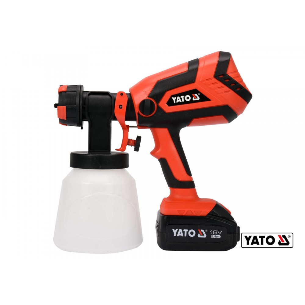 Пульверизатор акумуляторний YATO Li-Ion 18 В 4 Агод 1 л/хв бачок- 1 л сопло Ø2.2 мм Пульверизатор акумуляторний YATO Li-Ion 18 В 4 Агод 1 л/хв бачок- 1 л сопло Ø2.2 мм