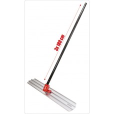 Планка розгладжувльна по бетону з вібраційн головкою YATO, 120х 20 см, з складним держаком 3х 180 см