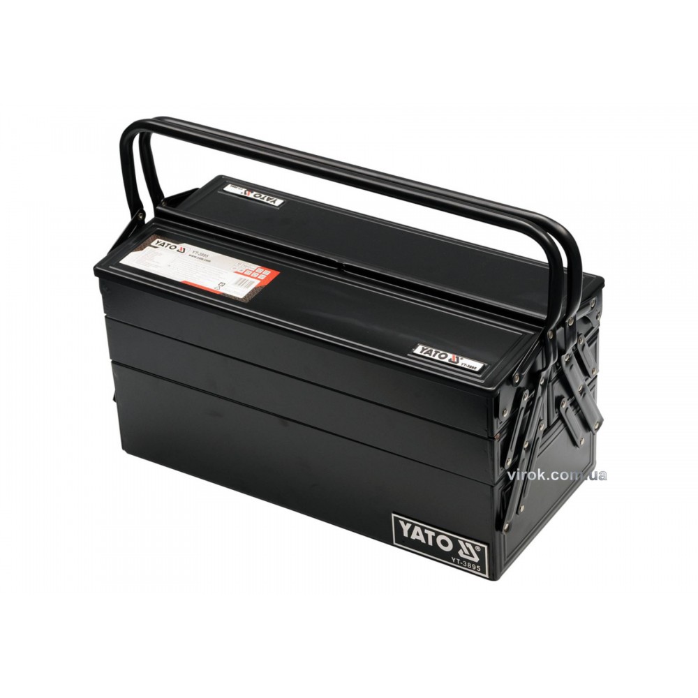 Ящик з інструментами YATO 475 х 230 х 365 мм 63 предмета Ящик з інструментами YATO 475 х 230 х 365 мм 63 предмета