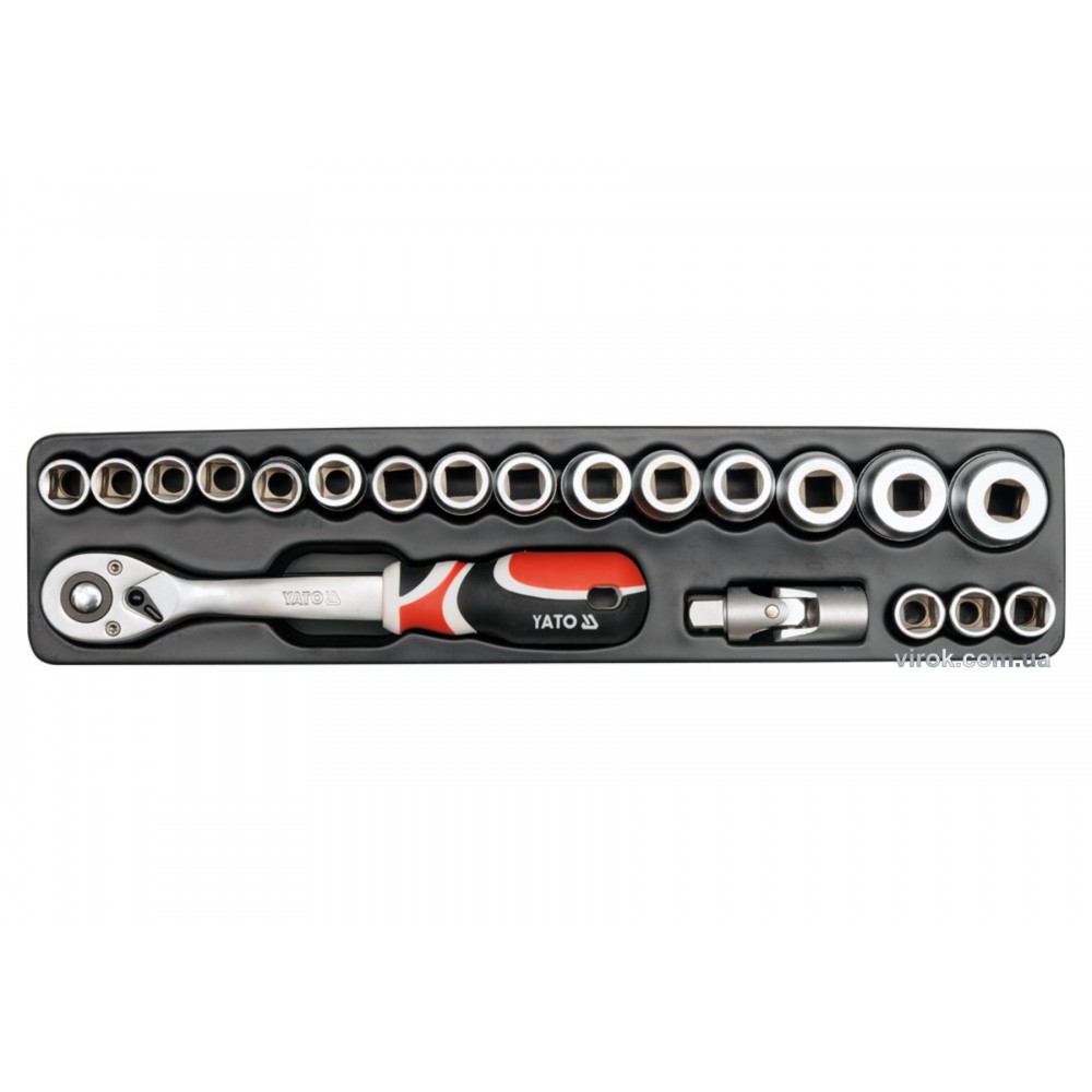 Ящик з інструментами YATO 475 х 230 х 365 мм 63 предмета Ящик з інструментами YATO 475 х 230 х 365 мм 63 предмета
