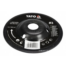 Диск-фреза шліфувальний YATO по дереву, ПВХ, гіпсу 125 х 22.2 мм шорсткість №3