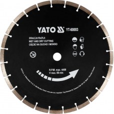 Диск алмазний сегментний по бетону YATO : Ø= 350x 25,4 мм. t= 3,4 мм, до YT-84820