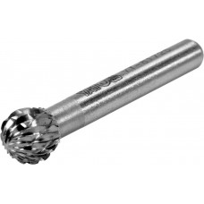 Фреза кульова з карбіду вольфрама YATO, Ø= 10 мм, l= 45/5,4 мм, з шпинделем Ø= 6 мм