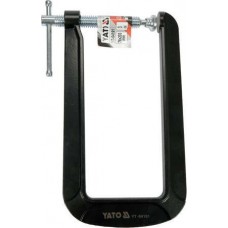 Струбцина з гвинтовим затискачем YATO, тип "С" глибока, 76х 203 мм