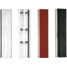 Губки змінні до лещат м'які YATO: b= 150 мм, з алюмінієвою основою і магнітним кріпленням, 4 пари