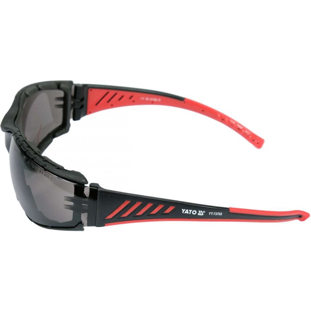 Окуляри захисні YATO відкриті, прозорі, з оправою Окуляри захисні YATO відкриті, прозорі, з оправою