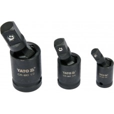 Кардани ударні YATO  1/2" 3/8" 1/4" 3 шт.