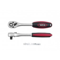 Тріщатка 1/4" YATO 148 мм 72 зубці