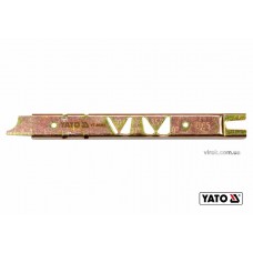Шаблон для заточування обмежувача глибини зубів ланцюгів YATO 150 х 13 х 1 мм 0.65 мм кут 10°/30°/35°