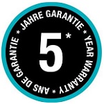 Гарантия от производителя: 5 лет