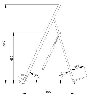 Особенности стремянки Elkop ORW 3D Технические характеристики стремянки для дома Elkop ORW 3D